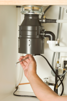 mountain view plumber repairs a garbage disposal